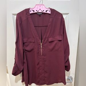 Zipper Blouse